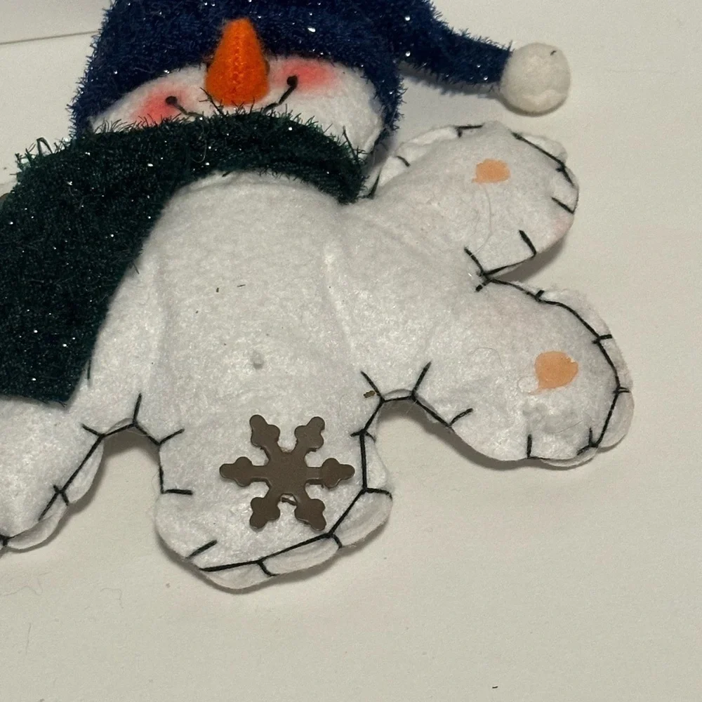 Large Collection of Stuffed Snowman Ornaments